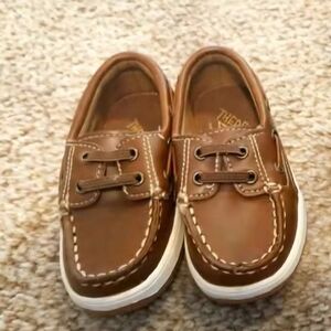 Brown Kids Boat Shoes